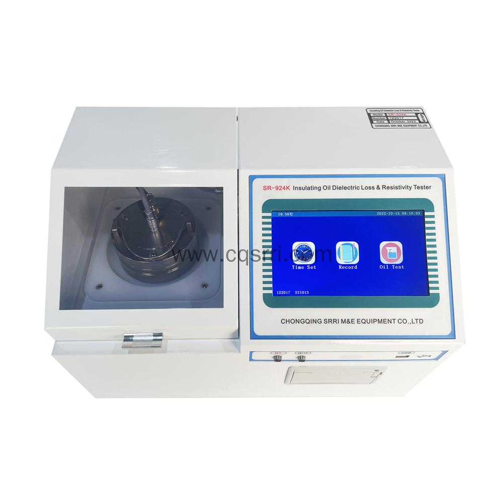 SR-924K Insulating Oil Dielectric Dissipation Factor & Electrical Resistivity Tester